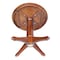 International Concepts Round 30 in Round Top Pedestal Table, 28.9 inH, Espresso, 30 in W, 30 in L, 29.9 in H, Wood K581-30RT-27B - alternate 3